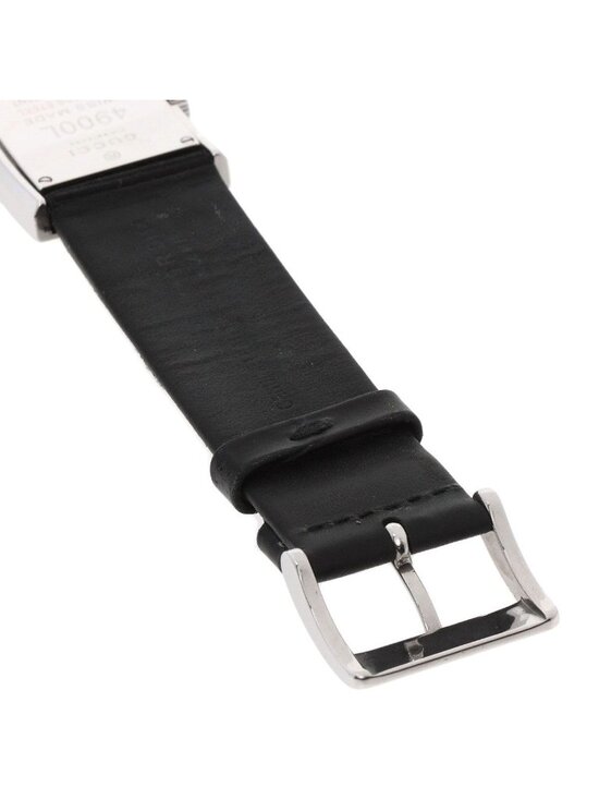 Gucci Square Face Watch SS Leather main image 5